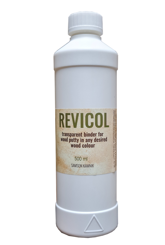 Filling cracks in wood with Revicol